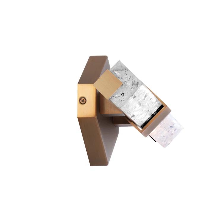 Modern Forms Regal 18" Dimmable LED Vanity Light With Crystal Shade