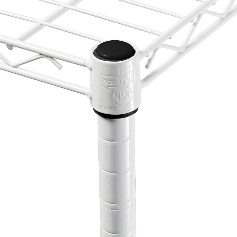 Honey Can Do 5-Tier Metal Height-Adjustable Shelving Unit (36" W X 72" H x 16" D)