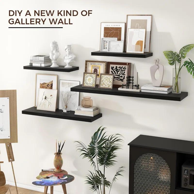 Hokku Designs Soeke 2 Piece Floating Shelf