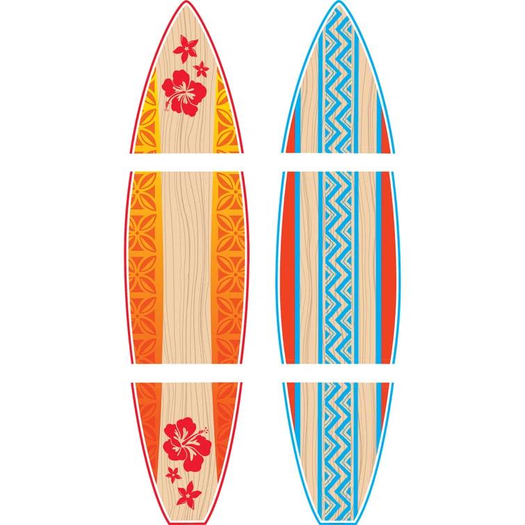Teacher Created Resources Giant Surfboards Bulletin Board Display Set