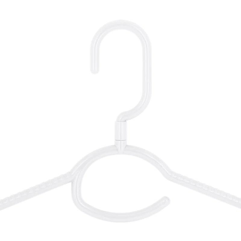 Laundry 360 Woolite Plastic Standard Hanger for Dress/Shirt/Sweater (Set of 5)