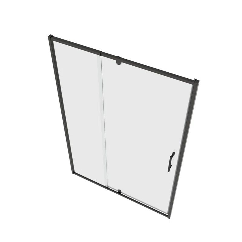 Arch Glass Designs 11DD131873LTS 38-42" W x 71" H Flush Glass Shower Door Reversible Installation