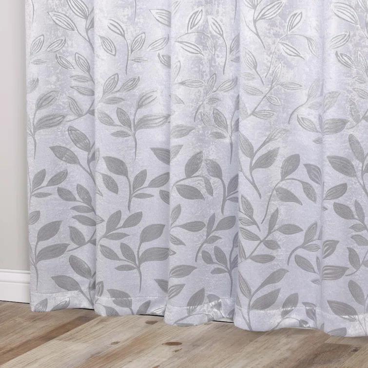 Superior Modern Bohemian Leaves Polyester Machine Washable Room Darkening Blackout Curtains by Superior & Reviews | Wayfair
