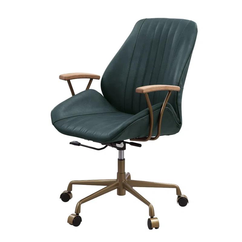 ChocoPlanet Upholstered Office Chair With Adjustable Seat Height for Living Room