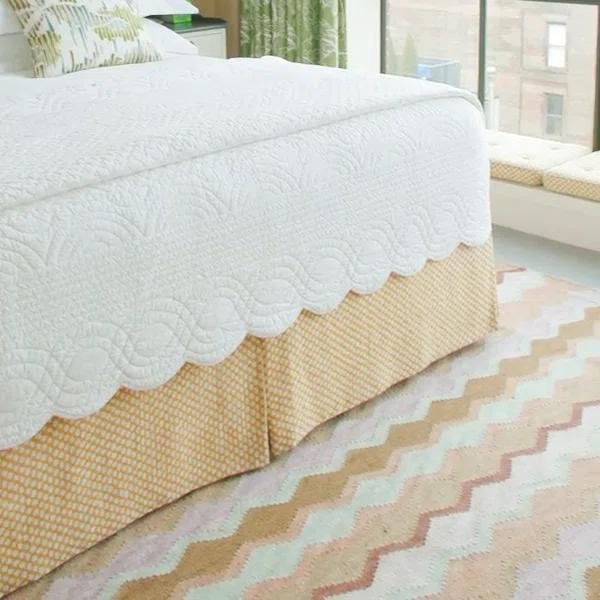 Dash and Albert Rugs Kit Kemp x Annie Selke Safety Net Earth Handwoven Wool Rug