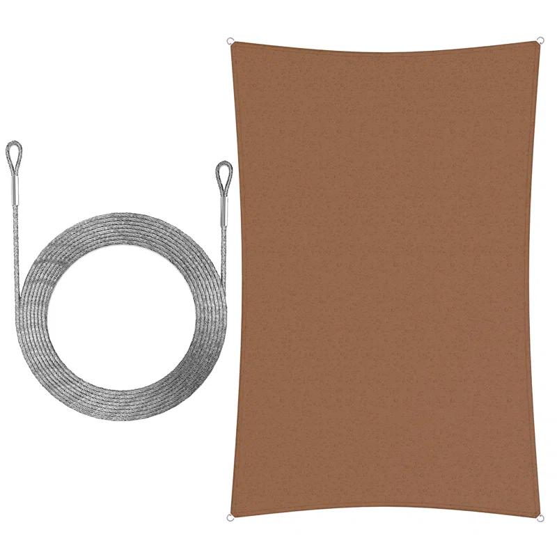 ColourTree Waterproof 7' x 12' Rectangle Shade Sail