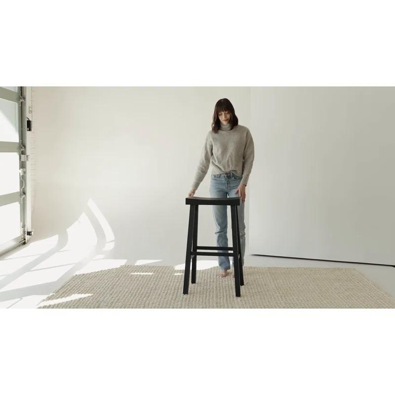 Maven Lane Vincent Wooden Kitchen Bar Stool
