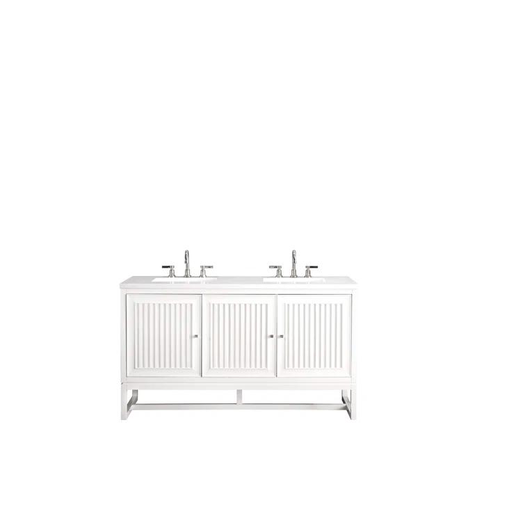 James Martin Vanities Athens 60'' W  W Double Vanity