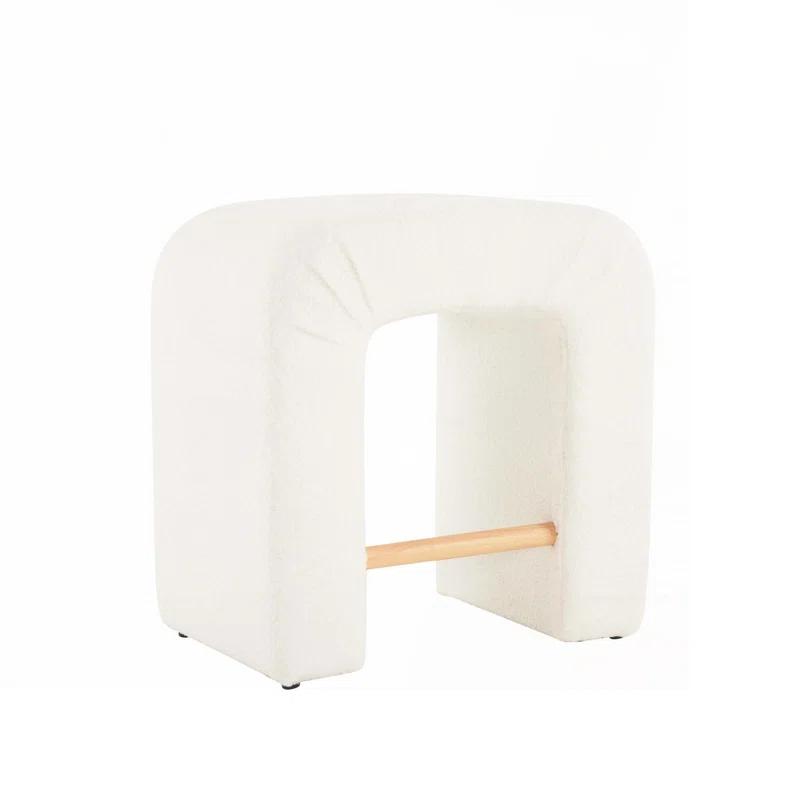 Orren Ellis Upholstered Boucle Dining Chairs, Set of 2 (Set of 2)