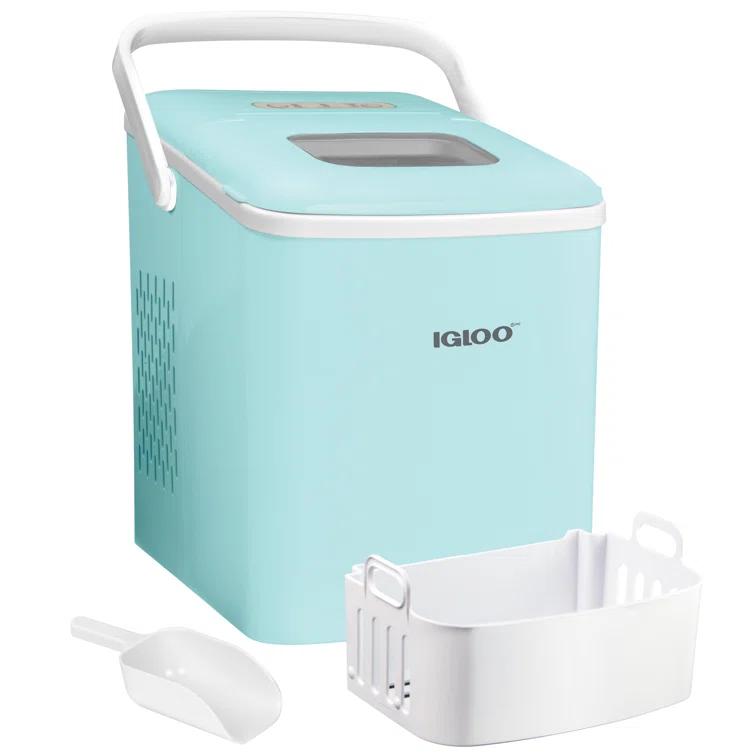Igloo Igloo 26-Pound Automatic Self-Cleaning Portable Countertop Ice Maker Machine With Handle