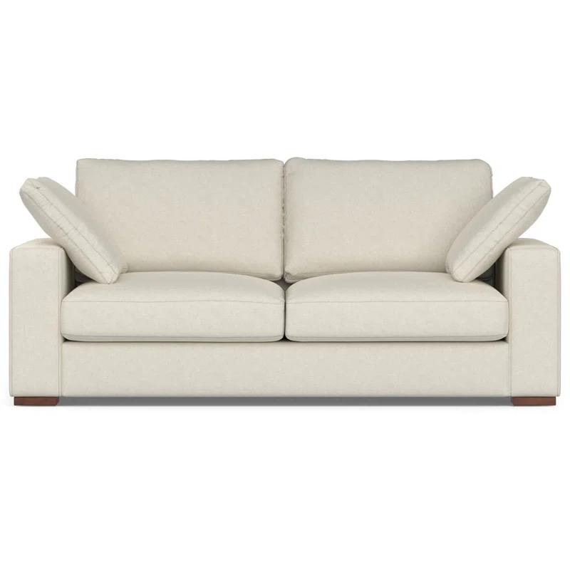 AllModern Tatum Deep Seater Sofa, Performance Fabric Couch for Living Room, Stain-Resistant Contemporary Sofa