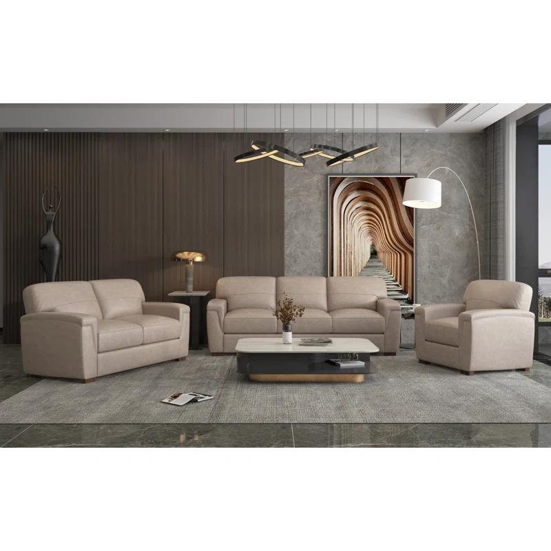 A&J Homes Studio Cornelia Leather Armchair