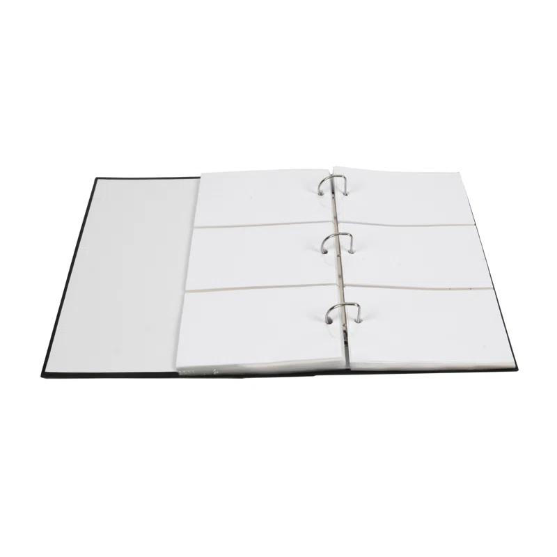 Ebern Designs New View Gifts Classic Black Photo Album, Holds 3 Photos Per Page, 4"X6" Photos