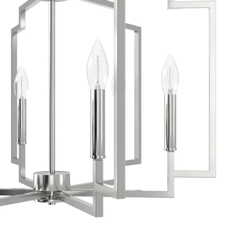 Hunter Fan Hunter 30 Inch Zoanne 6 Light Chandelier Ceiling Light Fixture