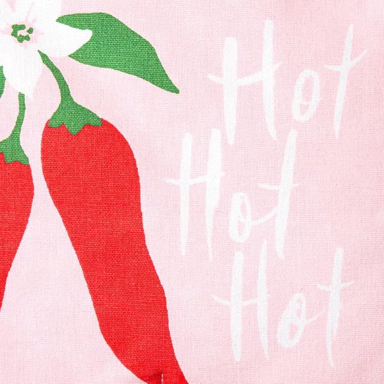kate spade new york KATE SPADE NEW YORK Hot Hot Hot Peppers Pot Holder Set, 7"x10", Red (Set of 2)