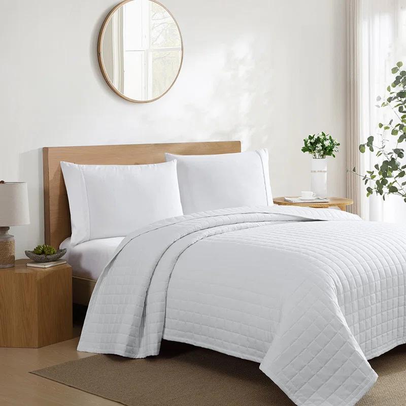 Jennifer Adams Home Lux California Square Geometric Quilted Blanket