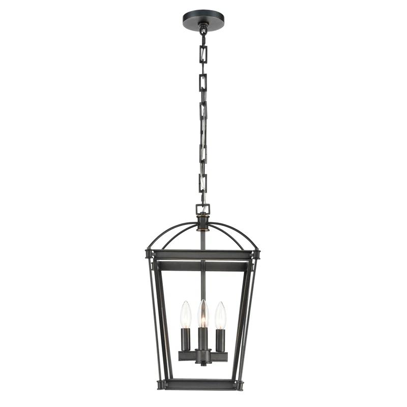 Alora Lighting Manor 4 - Light Lantern Square / Rectangle Chandelier