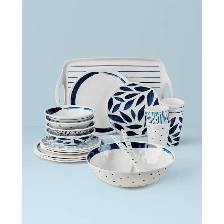 Lenox Blue Bay Melamine 20-Piece Dinnerware Set