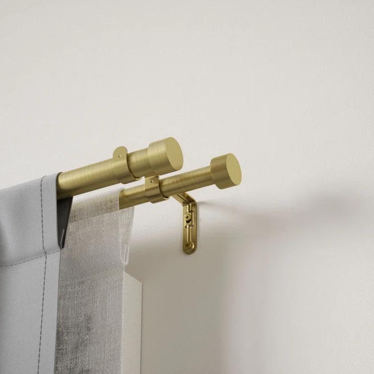 Cappa Drapery Solutions Double Curtain Rod