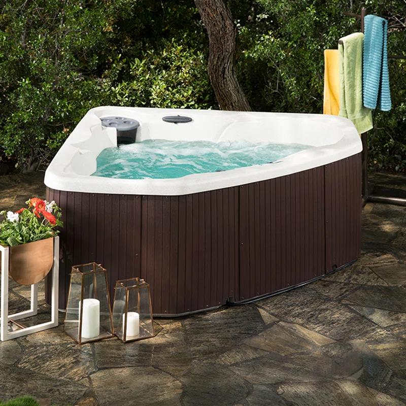 Lifesmart Spas LS300 Plus 110 Volt 2-Person 17-Jet Plug and Play Hot Tub with Ozonator