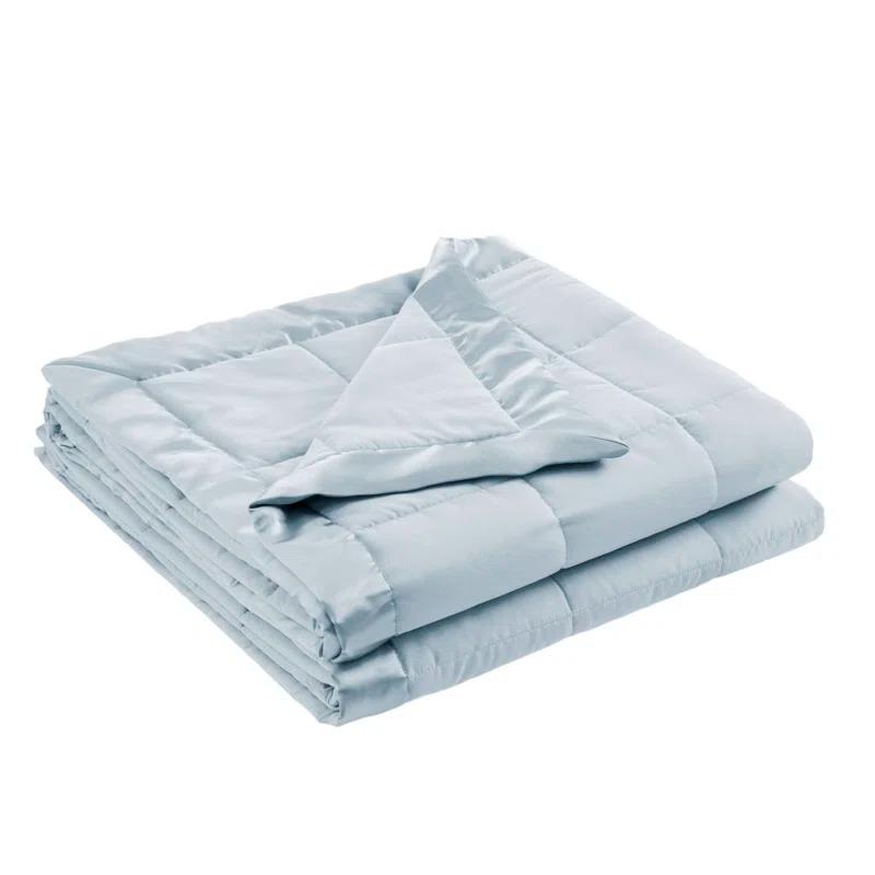 Madison Park Lightweight Down Alternative Blanket with Satin Trim