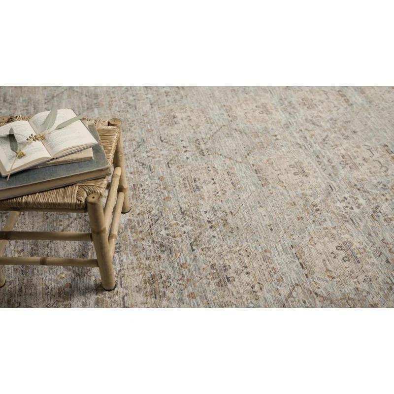 Zuma Rug by Amber Lewis x Loloi - Silver and Multicolor / 9'6" x 13'1"