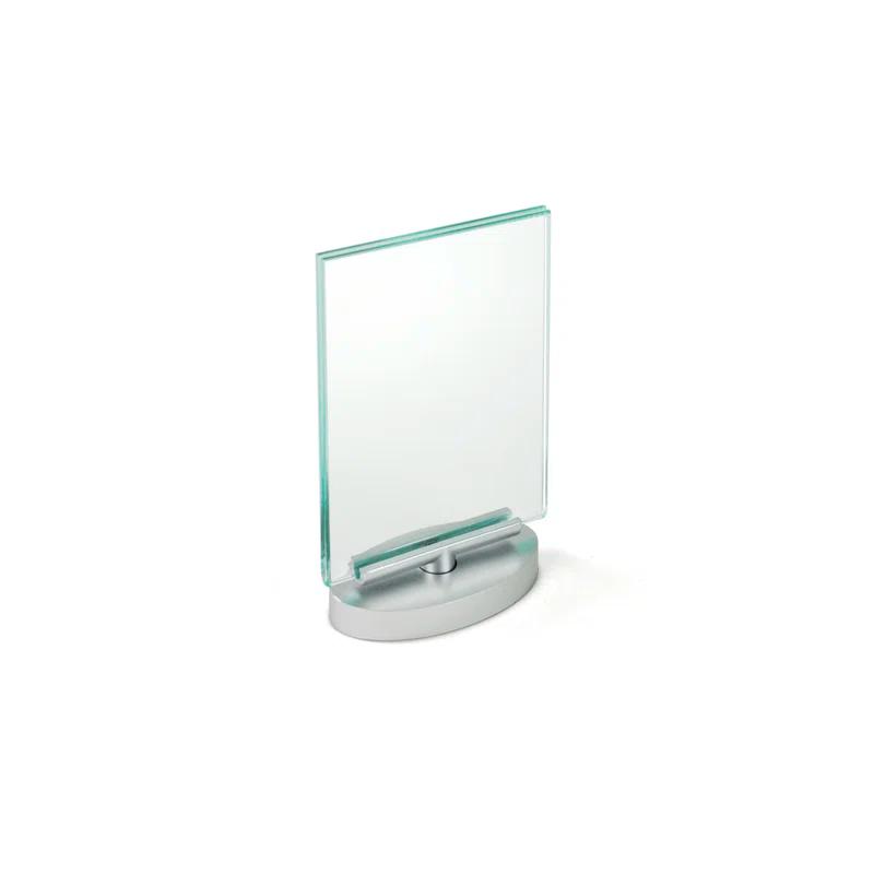 Azar Displays Two-Sided Revolving Acrylic Sign Holder Frame 4"W X 6"H, 2-Pack (Set of 2)