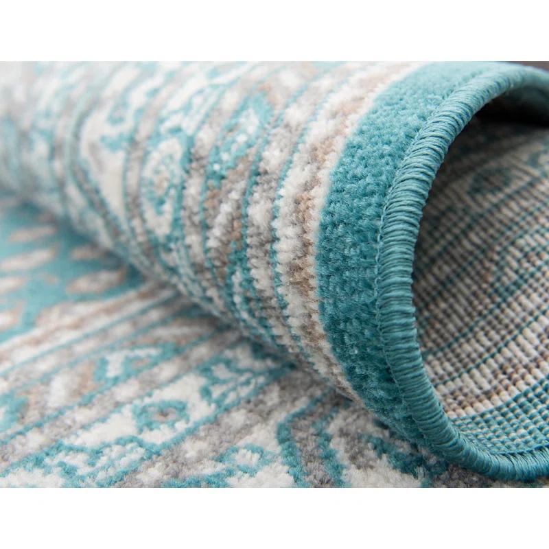 RugPal Wingate Turquoise Area Rug