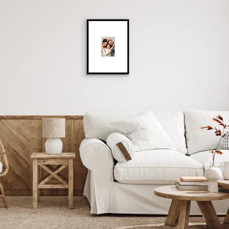 Americanflat Picture Frame with Oversized Mat - Gallery-Style Frames for Photos or Artwork - Multiple Sizes