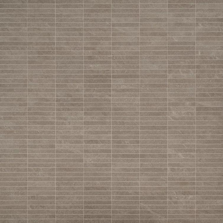 Bond Tile Monolith 11.81 In. X 11.81 In. Stacked Matte Porcelain Mosaic Floor And Wall Tile (5.76 Sq. Ft. / Case)