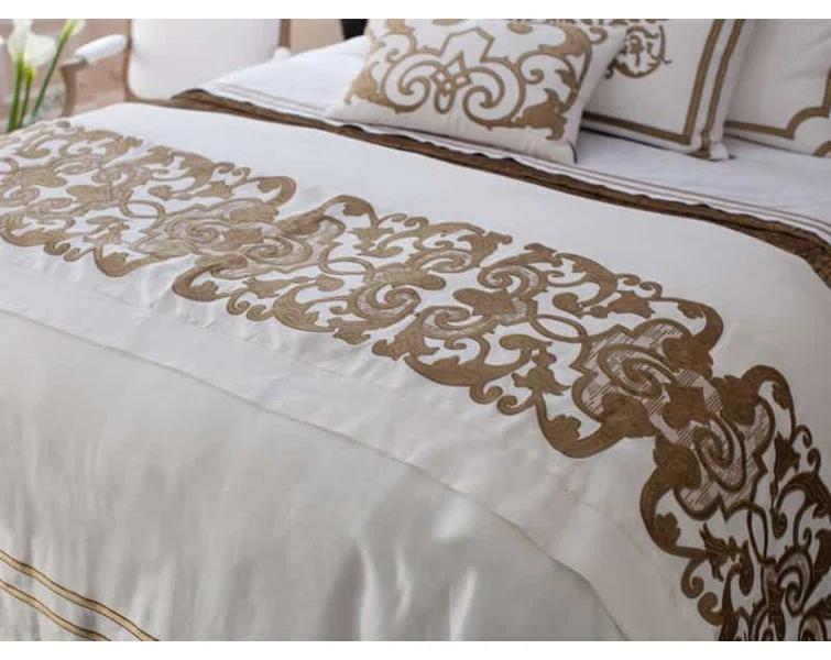 Lili Alessandra Mozart Embroidered Throw Blanket