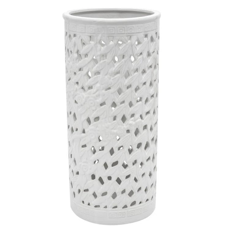20" Bamboo Lattice Umbrella Stand