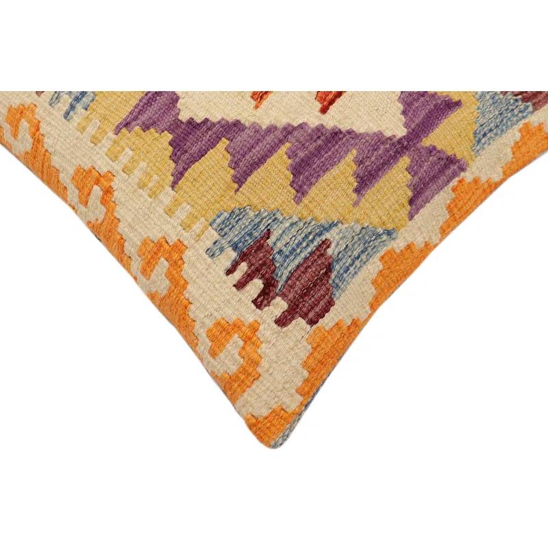 Tribal Kilim Pillow Geometric Throw Pillow