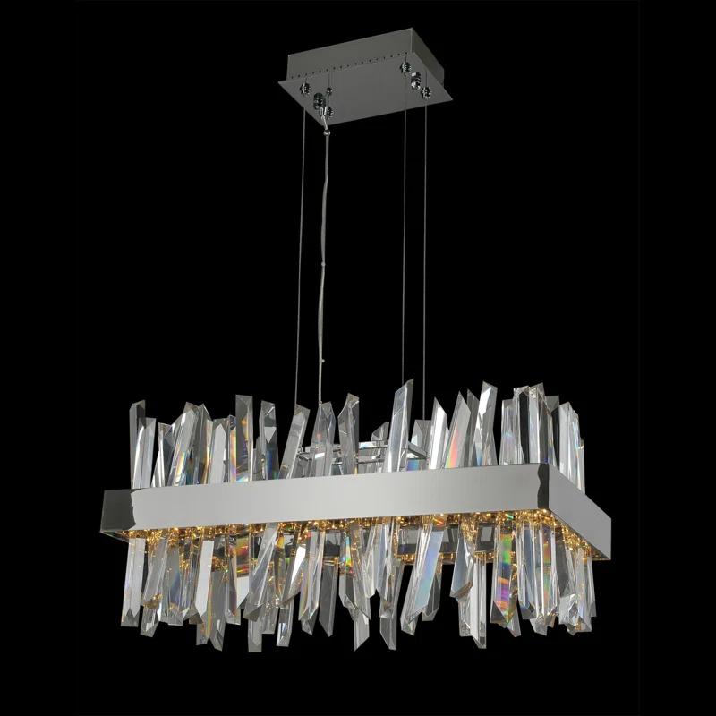 Allegri by Kalco Lighting Glacier 1 - Light LED Kitchen Island Pendant