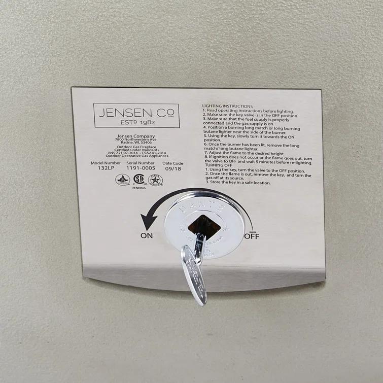 Benno Fire Bowl - Fog / 42" / Natural Gas