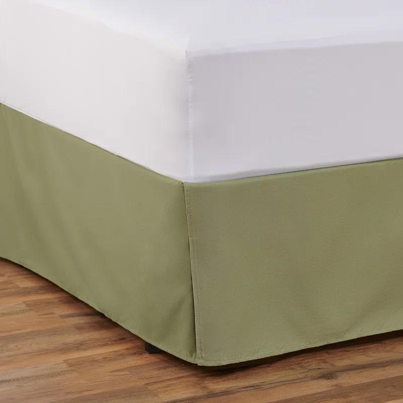 Shopbedding Blissford Tailored Bed Skirt with Split Corner & Reviews | Wayfair