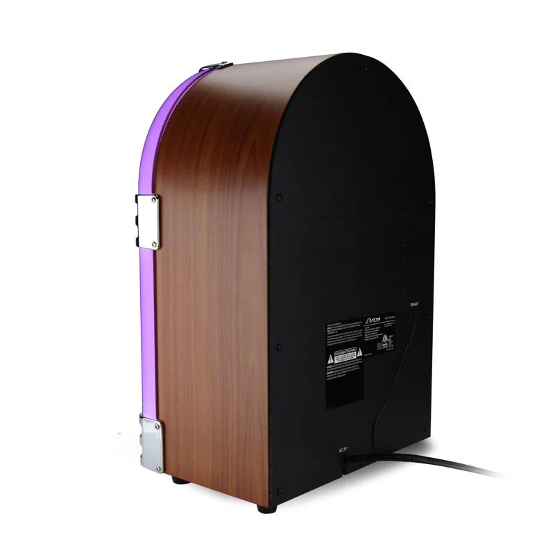 Victor Bluetooth Jukebox Speaker with FM Radio & Multicolor LED Lighting