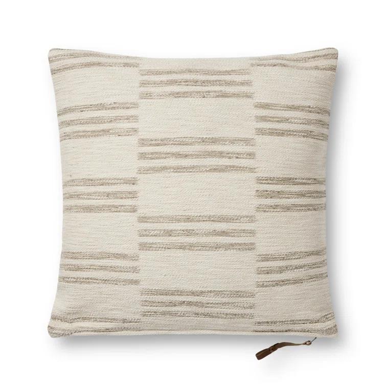 Amber Lewis x Loloi Jay Ivory / Sand Pillow