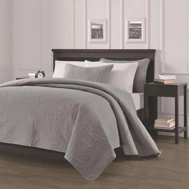 Austin Standard Geometric Shapes Coverlet Set