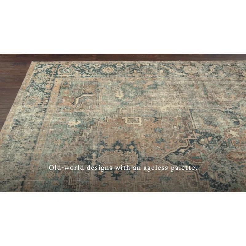 Loloi II Loloi Margot Terracotta / Lagoon Area Rug feat. Cloudpile