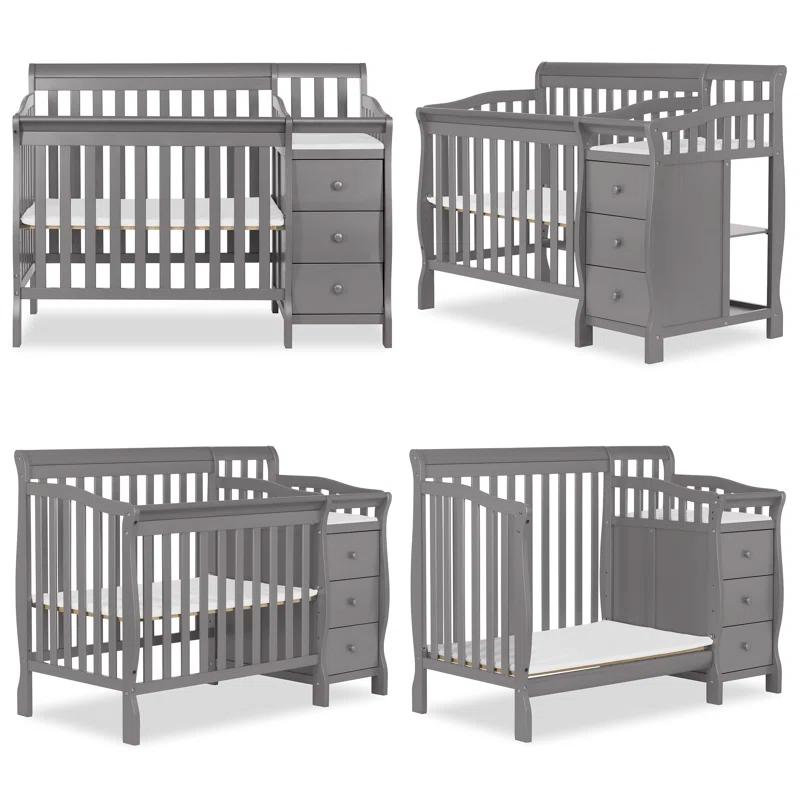 Dream On Me Jayden 4-in-1 Mini Convertible Crib and Changer