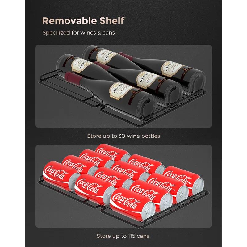Northair Northair Single Zone 14.9'' Built-In 30 Bottle Wine Refrigerator