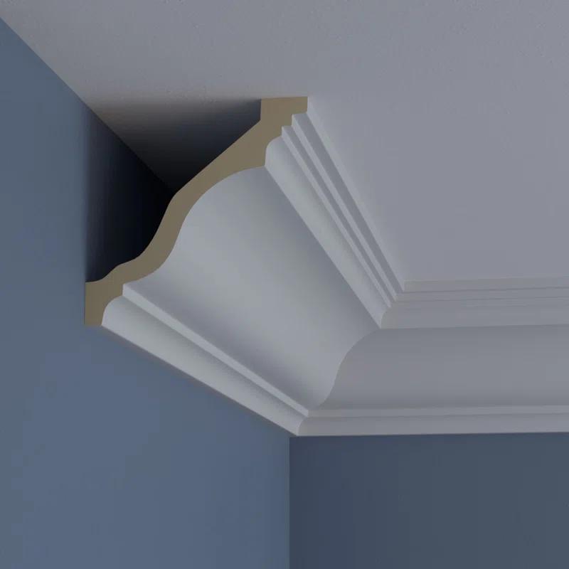 5 7/8"H x 5 7/8"P x 8 3/8"F x 94 1/2"L Edwards Crown Moulding