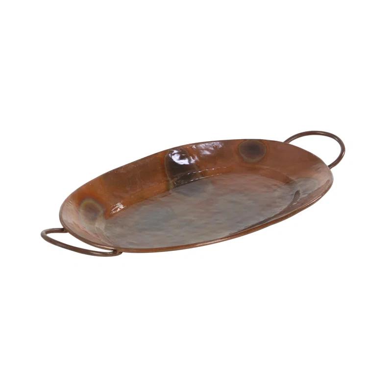 Gracie Oaks Crites Metal Tray