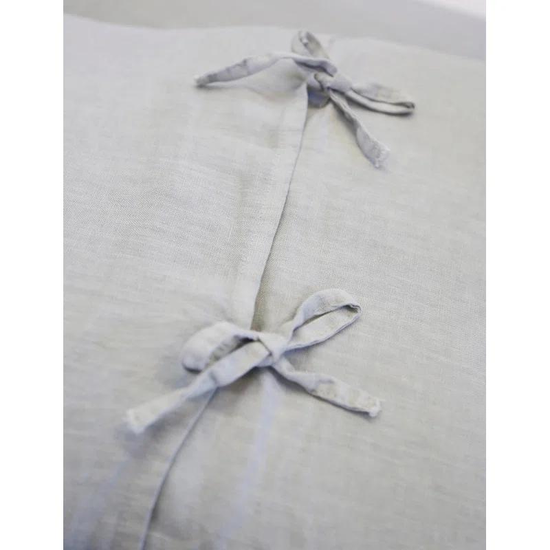 Blair Stonewashed Linen Sham by Pom Pom at Home - Taupe / Standard