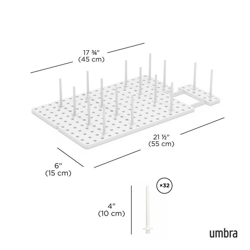 Umbra Peggy White Drawer Organizer
