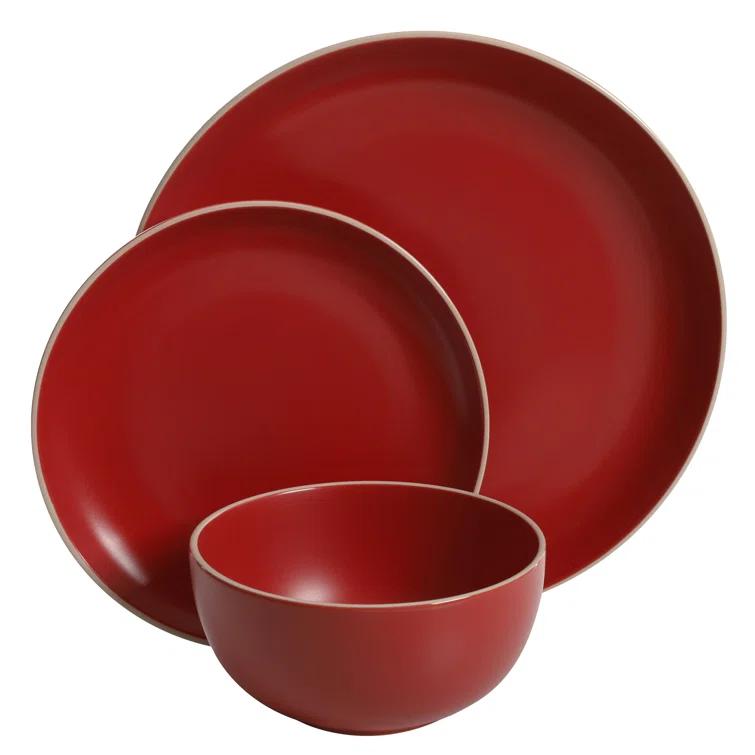 Rockaway 12 Piece Dinnerware Set