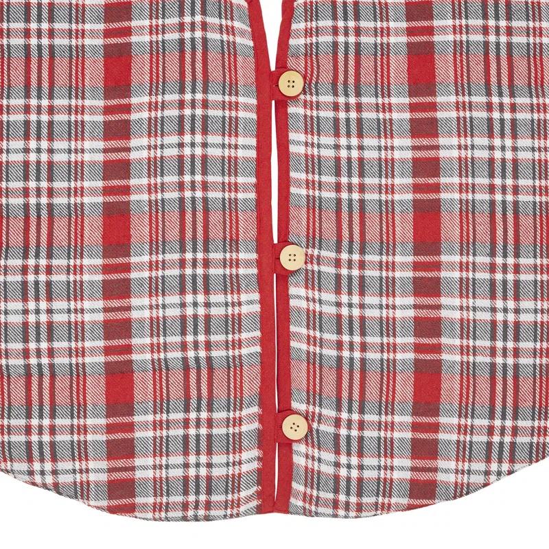 VHC Brands Plaid Cotton Tree Skirt