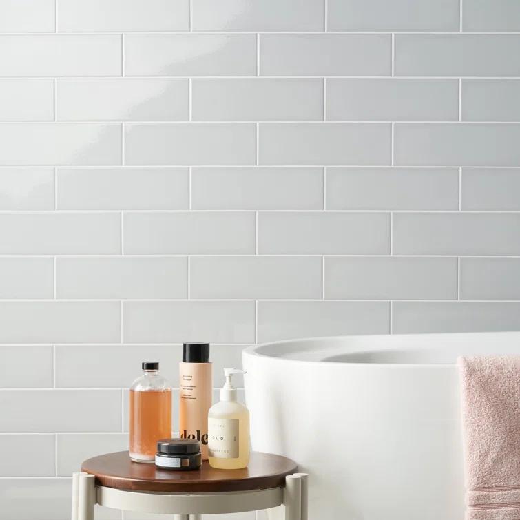Bond Tile Remington 3.93 in. x 11.81 in. Polished Porcelain Subway Wall Tile (13.55 Sq. Ft. / Case) & Reviews | AllModern