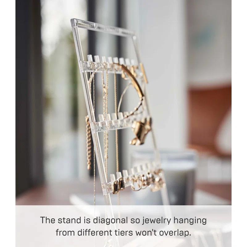 Yamazaki Home Rin Plastic Jewelry Stand